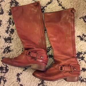 Coach riding boots size 8